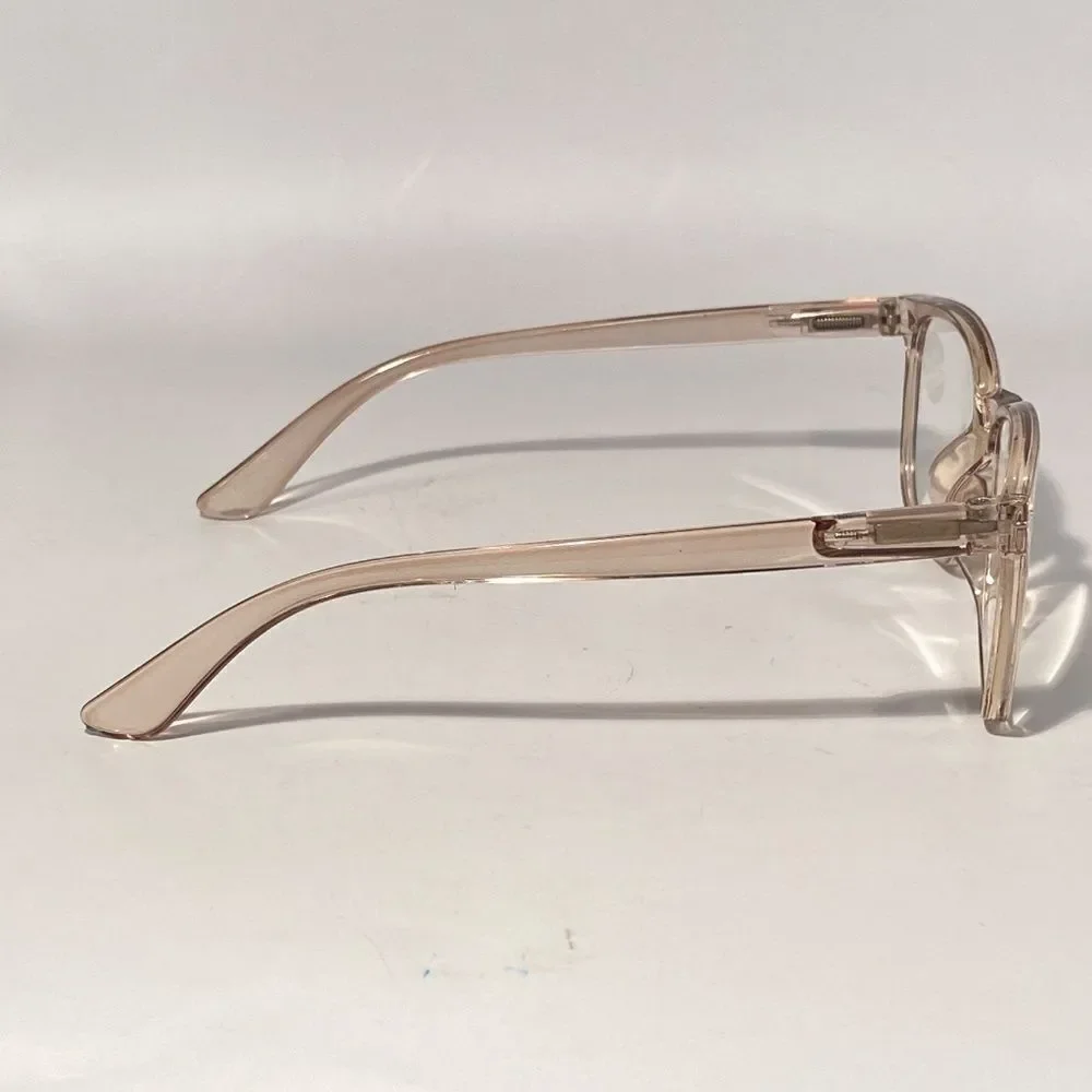1510 Colette 1.5 Taupe Reading Glasses Soft Butterfly Readers NWT
